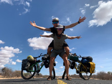 Foto: Zwei Frauen, zwei Räder, ein Zelt/Tanja Willers und Johanna Hochedlinger
