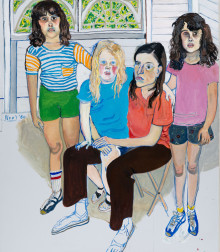 Foto: Alice Neel, The Family, 1980, Öl auf Leinwand, 147 x 127 cm, © bpk / Sprengel Museum Hannover, Leihgabe aus Privatbesitz / Herling/Herling/Werner