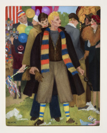 Foto: Gluck, Bank Holiday Monday, c. 1937, Öl auf Leinwand, 23,7 × 18,7 cm‚ Privatsammlung, Courtesy of The Fine Art Society Ltd © VG Bild-Kunst, Bonn 2025